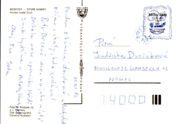 Beskydy - Staré Hamry 1986 95 005 ●